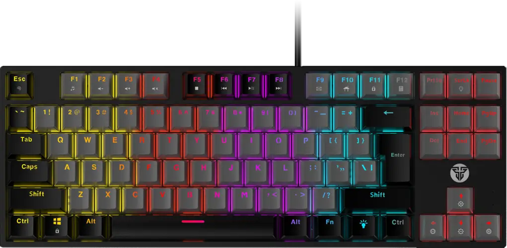Fantech ATOM TKL MK876 Mechanical Gaming Keyboard - Black