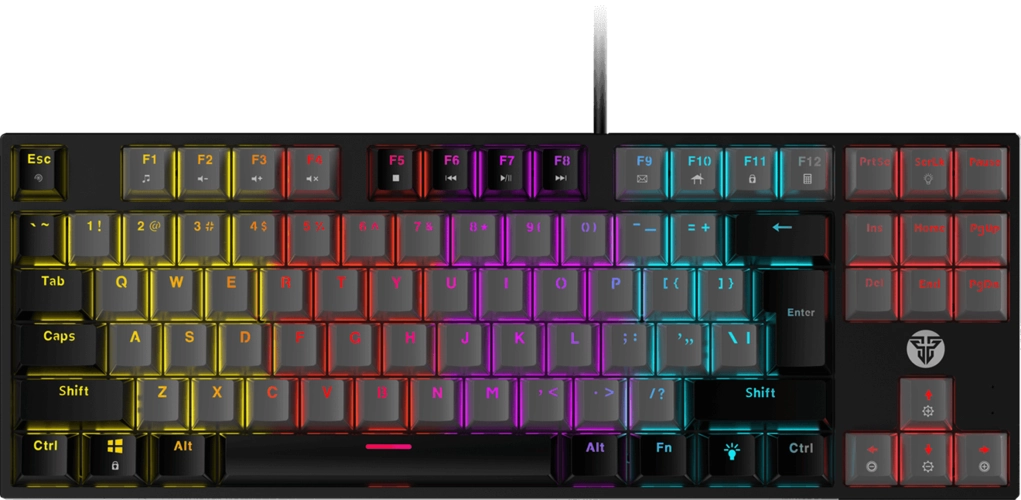 Fantech ATOM TKL MK876 Mechanical Gaming Keyboard - Black