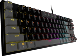 Fantech ATOM TKL MK876 Mechanical Gaming Keyboard - Black