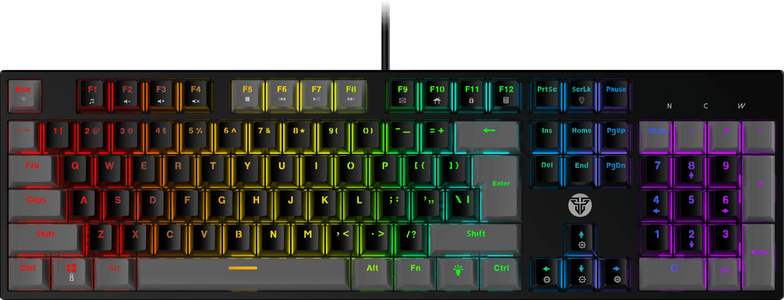 Fantech ATOM MK886 Mechanical Gaming Keyboard - Black -  for sale in Egypt from Games2Egypt