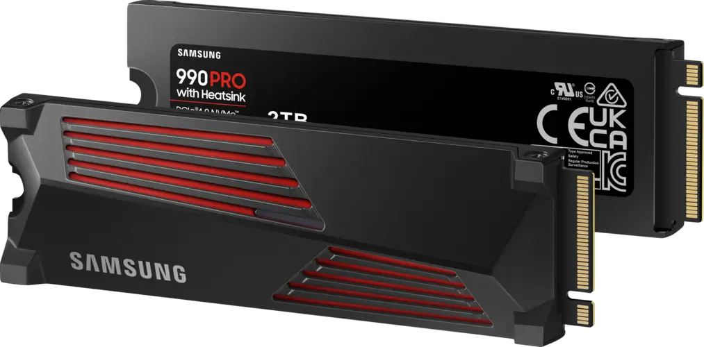 Samsung 990 Pro PCle 4.0 M.2 NVMe INTERNAL SSD with Heatsink for PS5 - 1TB