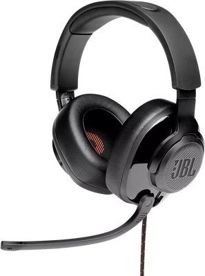 JBL Quantum 300 Wired Gaming Headphone - Black