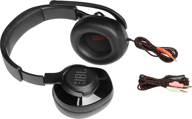 JBL Quantum 300 Wired Gaming Headphone - Black