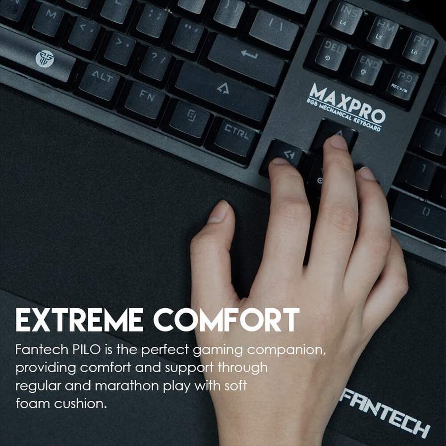Fantech AC4101L Pilo Wrist Rest Pad - Black - Large – image 4