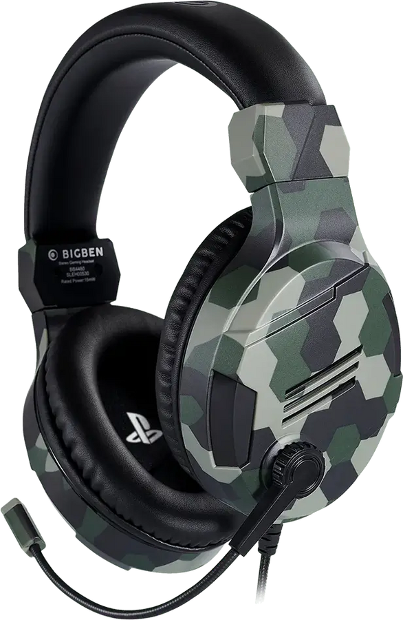 BIGBEN Wired Stereo Gaming Headset - Camouflage