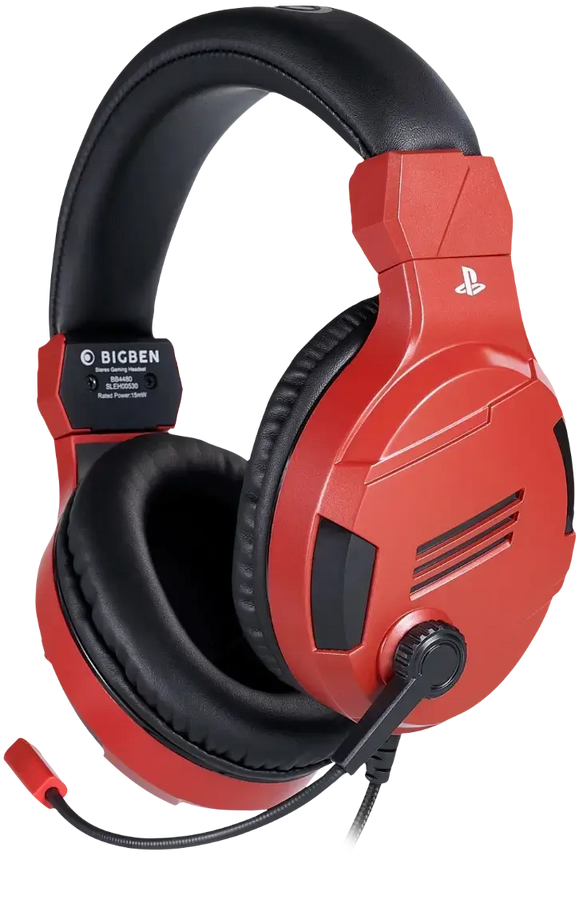 BIGBEN Wired Stereo Gaming Headset - Red