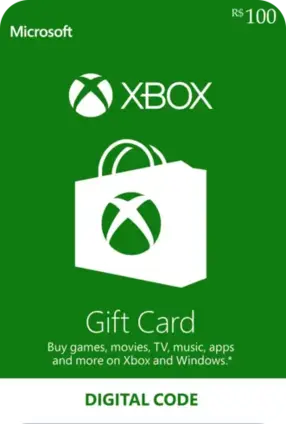 Xbox Live Gift Card 100 BRL Key BRAZIL