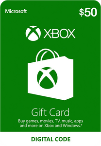 Xbox Live $50 Gift Card GCC