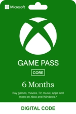 Xbox Game Pass Core 6 Months US Digital Code