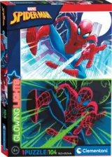 Clementoni Glowing Spider Man Puzzle (Glows in the Dark) (104pc) (90309)