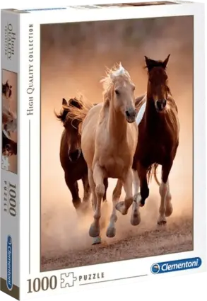 Clementoni Running Horses Puzzle (1000pc)