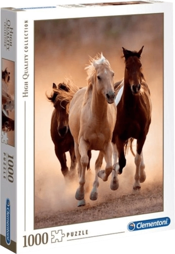 Clementoni Running Horses Puzzle (1000pc)