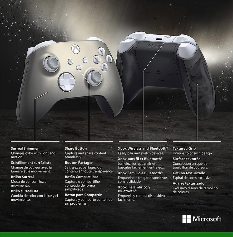 Xbox Series X|S Controller - Lunar Shift (Special Edition) - Used – image 4