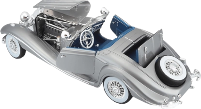 Maisto 1936 Mercedes-Benz 500K Special Roadster (1:18) - Diecast Premiere Edition - Grey