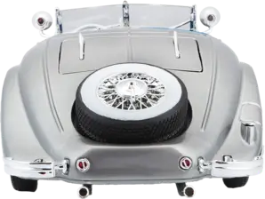 مجسم سيارة مرسيدس بنز 500K سبيشيال رودستر موديل 1936 ديكاست (1:18) من مايستو (نسخة بربيمير) - رمادي