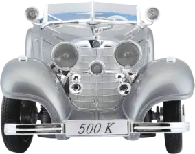 مجسم سيارة مرسيدس بنز 500K سبيشيال رودستر موديل 1936 ديكاست (1:18) من مايستو (نسخة بربيمير) - رمادي