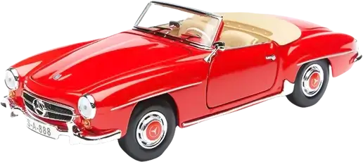 مجسم سيارة 1955 مرسيدس بنز 190SL ديكاست (1:18) من مايستو (نسخة سبيشال) - أحمر -  للبيع في مصر من خلال Games2Egypt