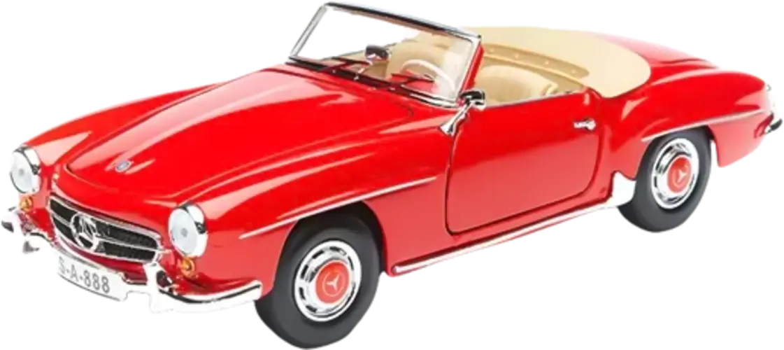 Maisto 1955 Mercedes Benz 190SL (1:18) - Diecast Special Edition - Red