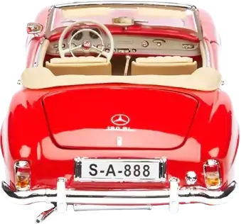 مجسم سيارة 1955 مرسيدس بنز 190SL ديكاست (1:18) من مايستو (نسخة سبيشال) - أحمر – صورة 4