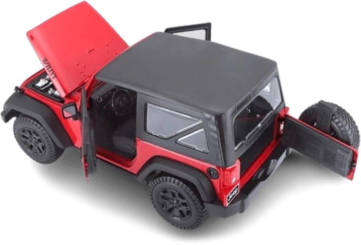 Maisto 2014 Jeep Wrangler (1:18) - Diecast Special Edition - Red