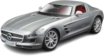 Maisto Mercedes-Benz SLS AMG (1:18) - Diecast Special Edition - Silver (90529)