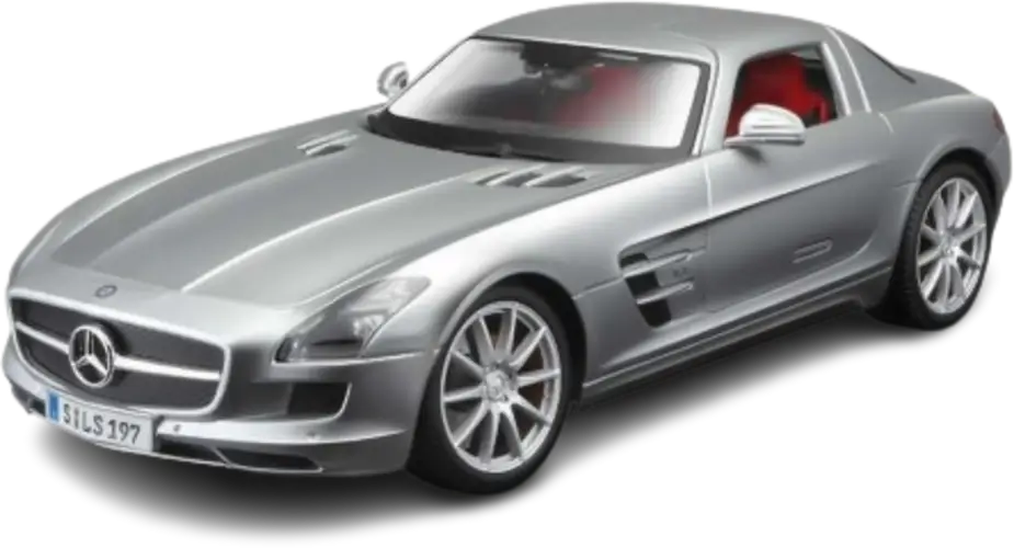 Maisto Mercedes-Benz SLS AMG (1:18) - Diecast Special Edition - Silver