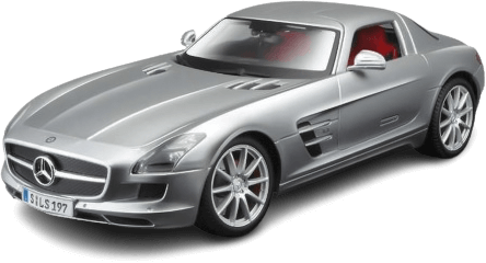 مجسم سيارة مرسيدس بنز SLS AMG ديكاست (1:18) من مايستو (نسخة سبيشال) - فضي  للبيع في مصر من خلال Games2Egypt