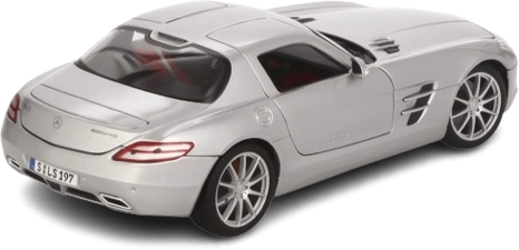 Maisto Mercedes-Benz SLS AMG (1:18) - Diecast Special Edition - Silver