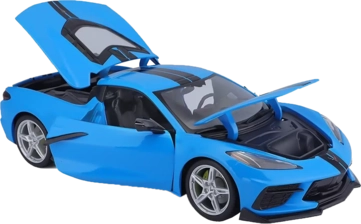 Maisto 2020 CHEVROLET CORVETTE STINGRAY (1:18) - Diecast Special Edition - Blue