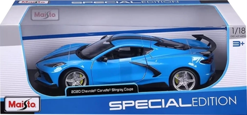 Maisto 2020 CHEVROLET CORVETTE STINGRAY (1:18) - Diecast Special Edition - Blue