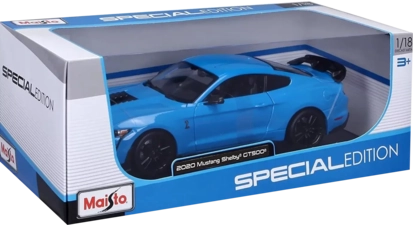 Maisto 2020 Mustang Shelby GT500 (1:18) - Diecast Special Edition - Blue