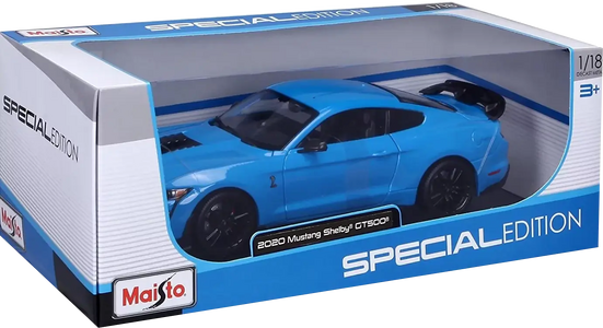 مجسم سيارة 2020 موستانج شيلبي GT500 ديكاست (1:18) من مايستو (نسخة سبيشال) - أزرق  للبيع في مصر من خلال Games2Egypt