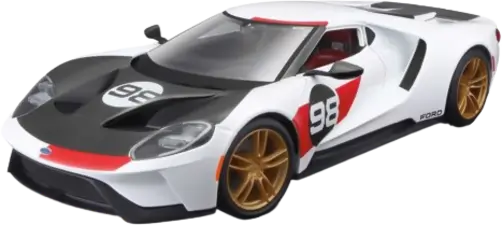 Maisto 2021 Ford GT Heritage (1:18) - Diecast Special Edition - White