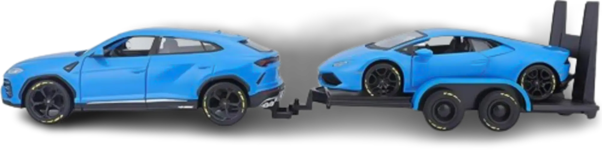 Maisto Lamborghini Urus + Lamborghini Huracan (1:24) - Diecast Special Edition - Blue