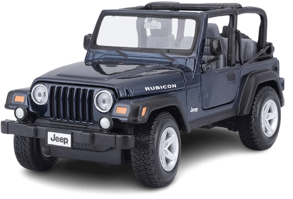Maisto Jeep Wrangler Rubicon (1:27) - Diecast Special Edition - Black
