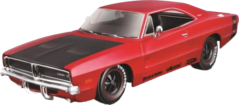Maisto 1969 Dodge Charger R/T (1:24) - Diecast Muscle Edition - Green