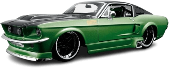 Maisto Design 1967 Ford Mustang GT (1:24) - Diecast ASSMPLY LINE - Green -  for sale in Egypt from Games2Egypt