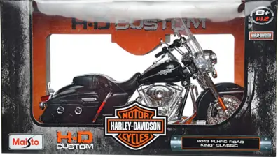 Maisto 2013 FLHRC Road King Classic (1:12) - Diecast H-D Motorcycles - Black