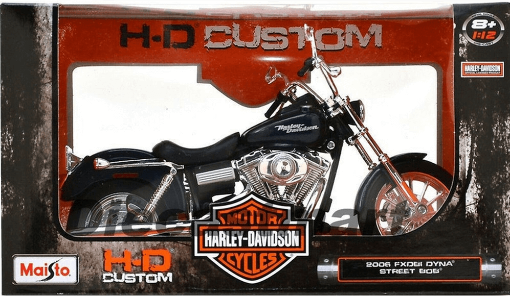 مجسم دراجة نارية 2006 FXDBI دينا ستريت بوب - ديكاست (1:12) من مايستو - أزرق غامق  للبيع في مصر من خلال Games2Egypt