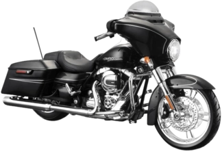 Maisto 2015 Street Glide (1:12) - Diecast H-D Motorcycles - Black