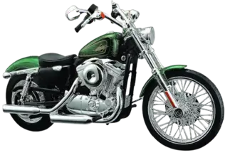 Maisto 2013 XL1200V Seventy-two (1:12) - Diecast H-D Motorcycles - Green