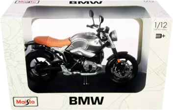Maisto BMW R nineT Scrambler (1:12) - Diecast H-D Motorcycles - Silver