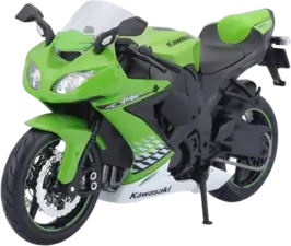 Maisto Kawasaki Ninja ZX-10R (1:12) - Diecast H-D Motorcycles - Green