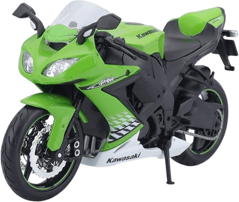Maisto Kawasaki Ninja ZX-10R (1:12) - Diecast H-D Motorcycles - Green