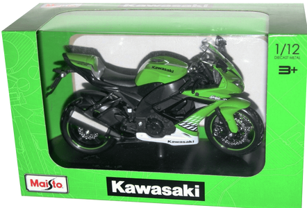 مجسم دراجة نارية  كاواساكي نينجا ZX-10R - ديكاست (1:12) من مايستو - أخضر  للبيع في مصر من خلال Games2Egypt