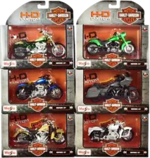 Maisto Harley-Davidson Set (1:12) - Diecast H-D Motorcycles (90680)