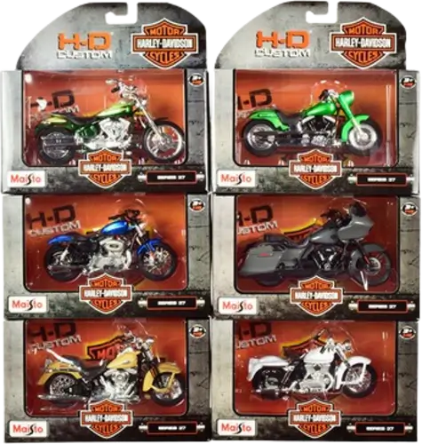 Maisto Harley-Davidson Set (1:12) - Diecast H-D Motorcycles
