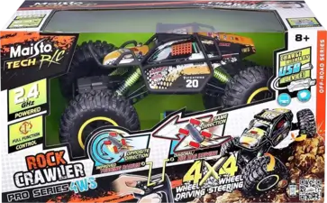 Maisto RC Off Road 4x4 Rock Crawler Pro Monster Vehicle