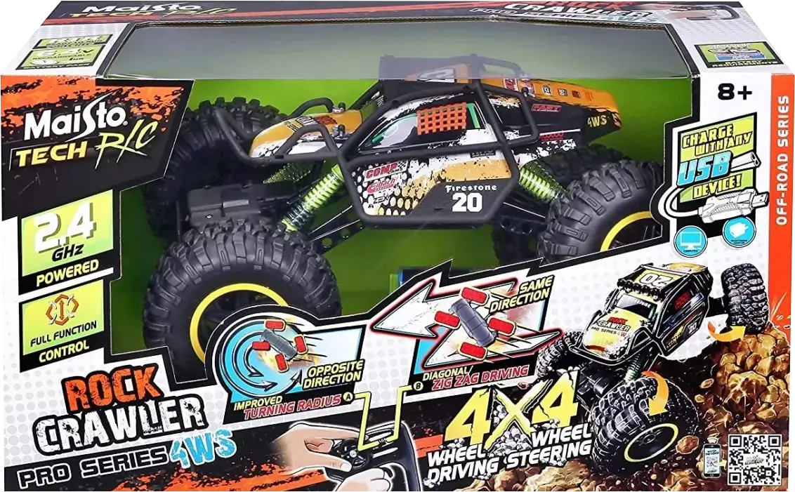 Maisto RC Off Road 4x4 Rock Crawler Pro Monster Vehicle – image 3