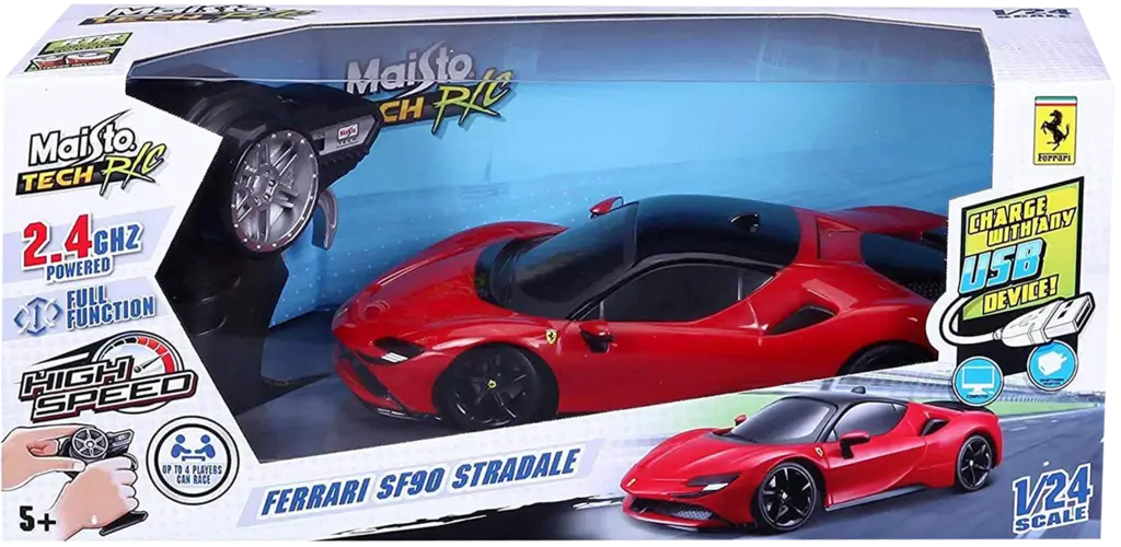 Maisto RC Premium Ferrari SF90 Stradaie - Red
